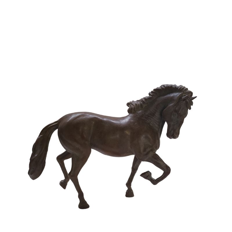 Cavallo Trofeo Fonderia Artistica Art Sculture In Bronzo Fusione